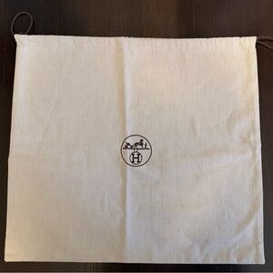 Beige Dust Bag with Logo